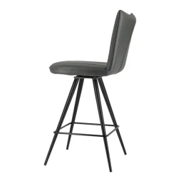 TiméoTabouret snack pivotant avec pieds obliques* Tabouret De Bar (assise +/- 80 Cm)|Chaise De Salle à Manger