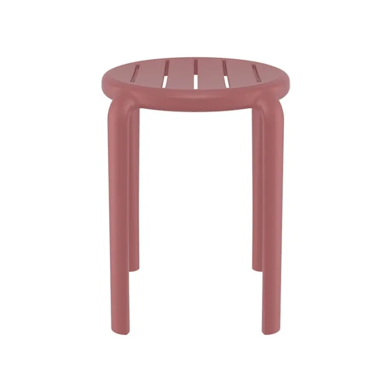Tom Tabouret bas sans dossier empilable en polypropylène* Tabouret Bas (assise +/- 45 Cm)