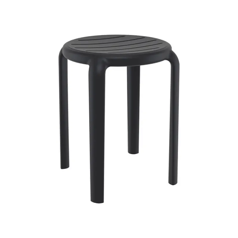 Tom Tabouret bas sans dossier empilable en polypropylène* Tabouret Bas (assise +/- 45 Cm)