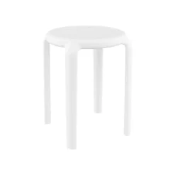 Tom Tabouret bas sans dossier empilable en polypropylène* Tabouret Bas (assise +/- 45 Cm)