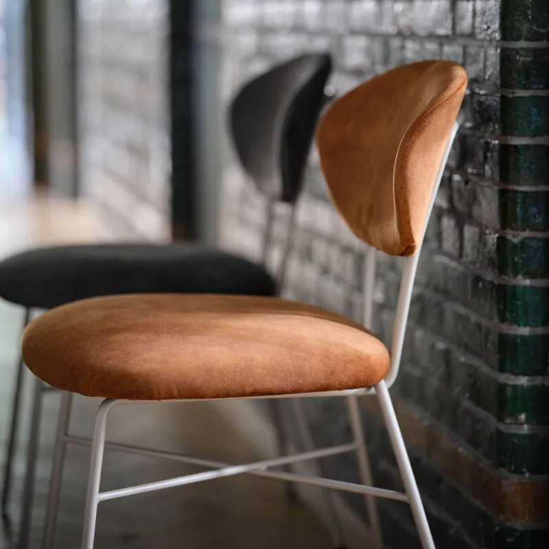 Mobitec Toro ® Chaise cosy minimaliste en tissu et pieds métal* Chaise De Salle à Manger|Chaise Salon