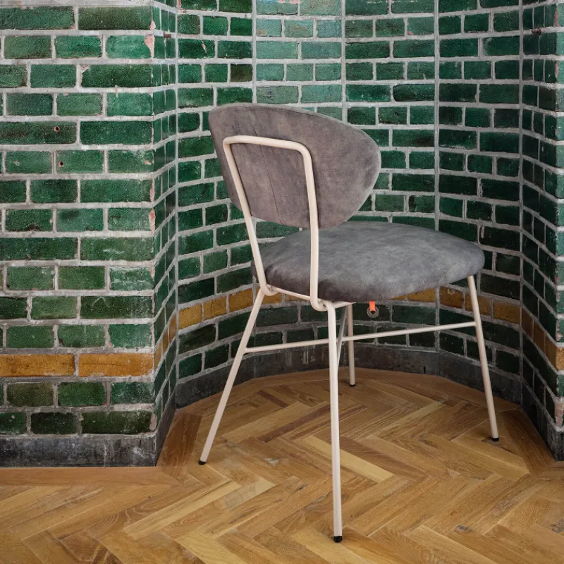 Mobitec Toro ® Chaise cosy minimaliste en tissu et pieds métal* Chaise De Salle à Manger|Chaise Salon