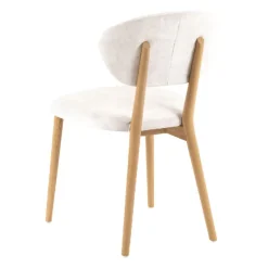 Mobitec Toro ® Chaise moderne en tissu et bois massif* Chaise De Salle à Manger|Chaise Salon