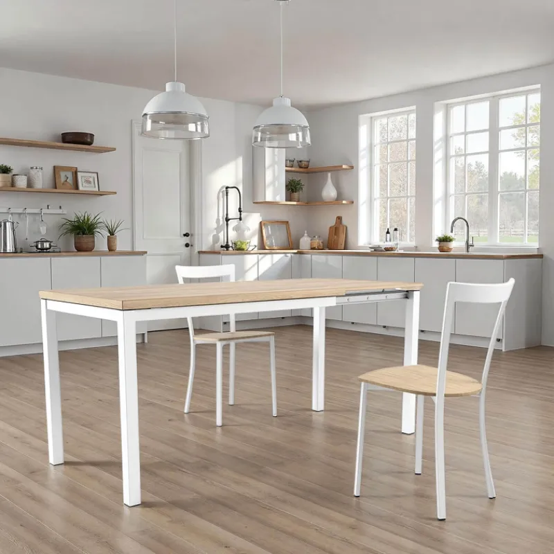 Cancio Toy métal Table de cuisine avec rallonge hauteur 75 cm* Table De Cuisine|Table Pour Petit Espace