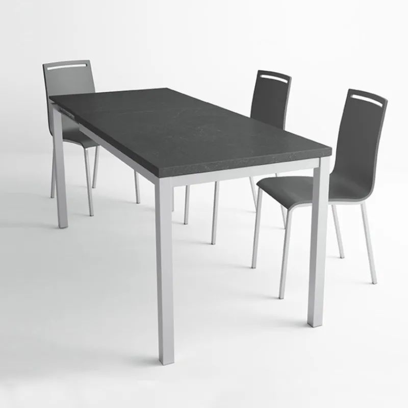 Cancio Toy métal Table de cuisine en céramique avec rallonge hauteur 75 cm* Table De Cuisine