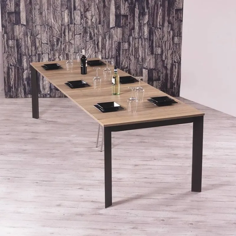 Altacom Trek Console extensible transformable en table en mélaminé* Table Pour Petit Espace