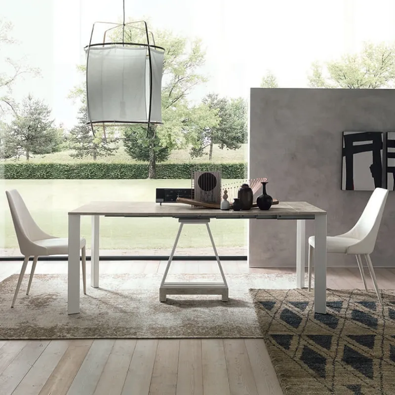 Altacom Trek Console extensible transformable en table en mélaminé* Table Pour Petit Espace