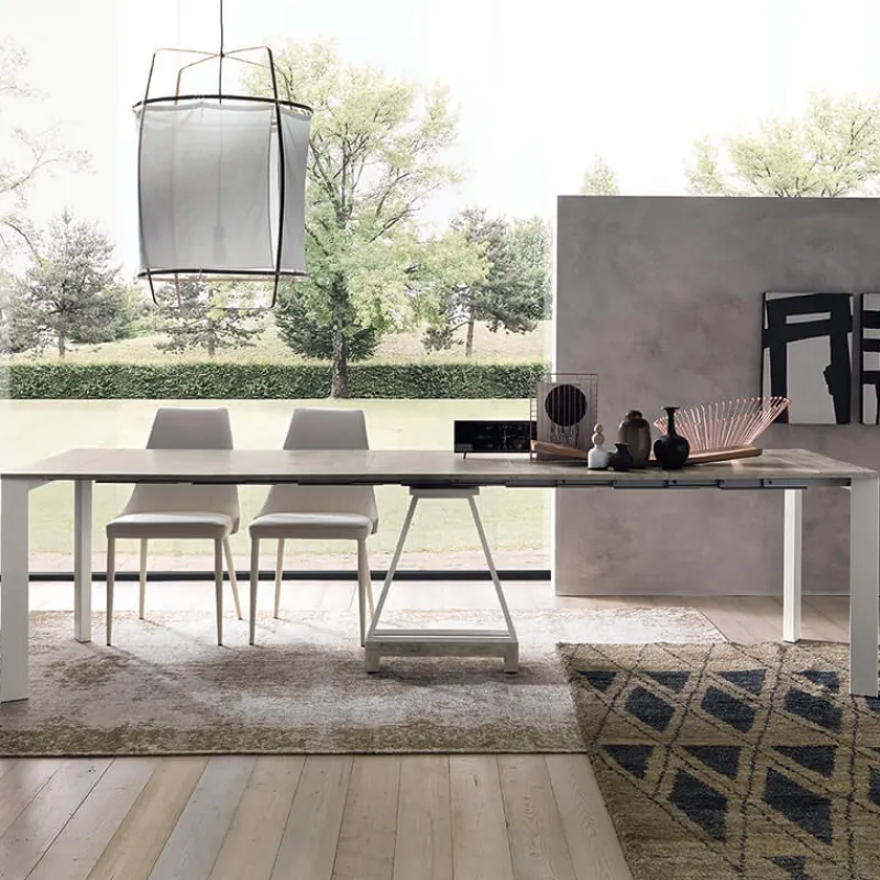 Altacom Trek Console extensible transformable en table en mélaminé* Table Pour Petit Espace