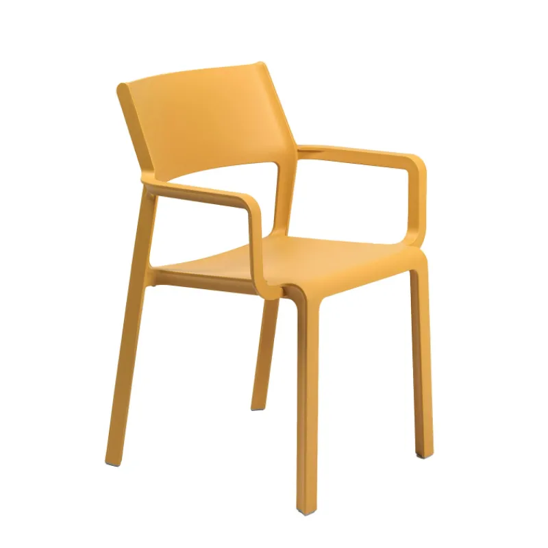Trill Fauteuil moderne empilable en polypropylène* Chaise De Cuisine|Chaise De Salle à Manger
