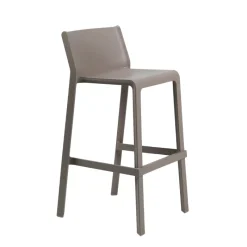 Trill stool Tabouret de bar moderne empilable en polypropylène* Tabouret De Bar (assise +/- 80 Cm)