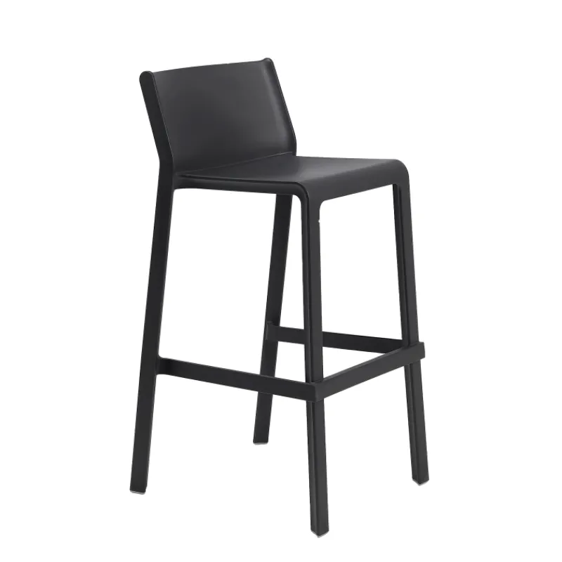 Trill stool Tabouret de bar moderne empilable en polypropylène* Tabouret De Bar (assise +/- 80 Cm)