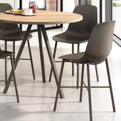 Perfecta Triple Table ronde moderne en stratifié* Table De Cuisine|Table Pour Petit Espace