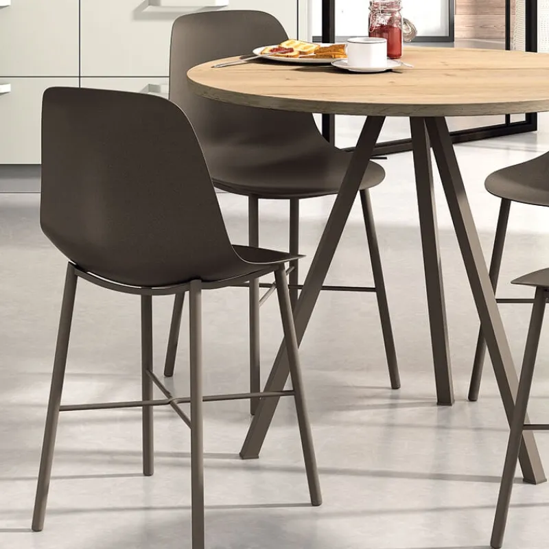 Perfecta Triple Table ronde moderne en stratifié* Table De Cuisine|Table Pour Petit Espace