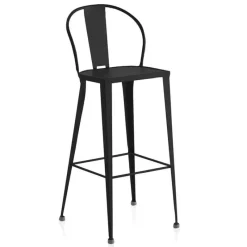 Jayso Turia TB 317 Tabouret vintage en métal* Tabouret De Bar (assise +/- 80 Cm)|Tabouret Snack (assise +/- 65 Cm)