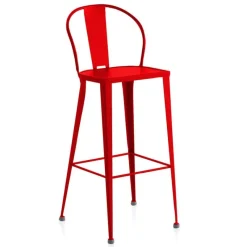 Jayso Turia TB 317 Tabouret vintage en métal* Tabouret De Bar (assise +/- 80 Cm)|Tabouret Snack (assise +/- 65 Cm)