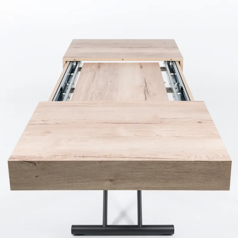Altacom Ulisse Table relevable en mélaminé avec allonges* Table De Salon|Table Pour Petit Espace