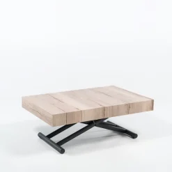 Altacom Ulisse Table relevable en mélaminé avec allonges* Table De Salon|Table Pour Petit Espace
