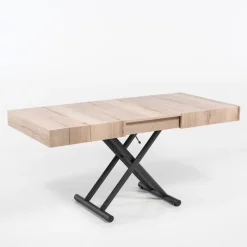 Altacom Ulisse Table relevable en mélaminé avec allonges* Table De Salon|Table Pour Petit Espace