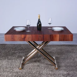 Altacom Ulisse Table relevable extensible pour petit espace en bois* Table De Salle à Manger|Table De Salon