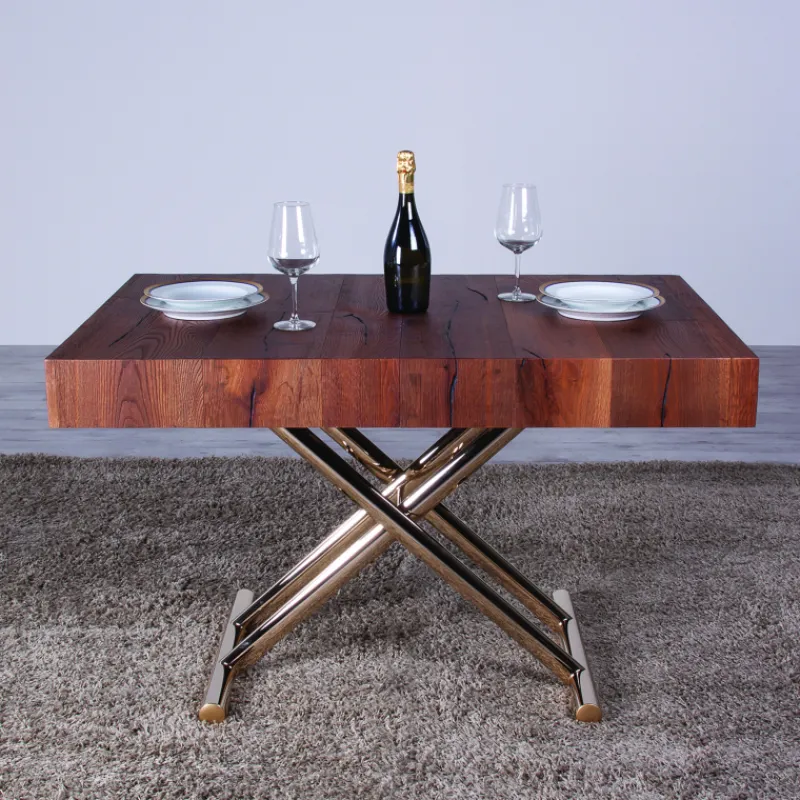 Altacom Ulisse Table relevable extensible pour petit espace en bois* Table De Salle à Manger|Table De Salon