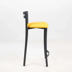 Carrier Urane ® Tabouret snack avec dossier bas en synthétique et métal made in France* Tabouret Snack (assise +/- 65 Cm)|Tabouret De Bar (assise +/- 80 Cm)