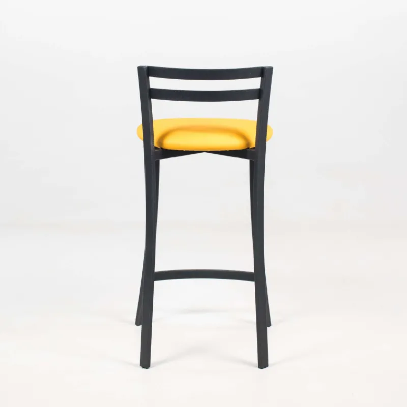 Carrier Urane ® Tabouret snack avec dossier bas en synthétique et métal made in France* Tabouret Snack (assise +/- 65 Cm)|Tabouret De Bar (assise +/- 80 Cm)