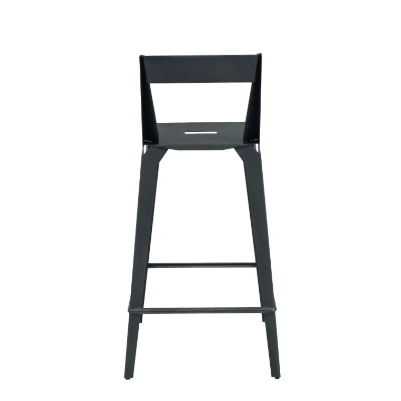 Carrier Valence ® Tabouret snack industriel français en métal avec dossier* Tabouret De Bar (assise +/- 80 Cm)|Tabouret Snack (assise +/- 65 Cm)