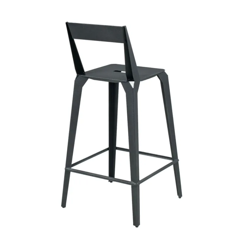 Carrier Valence ® Tabouret snack industriel français en métal avec dossier* Tabouret De Bar (assise +/- 80 Cm)|Tabouret Snack (assise +/- 65 Cm)