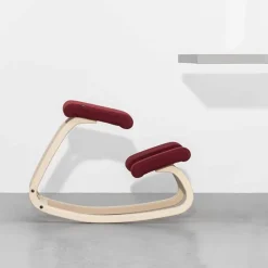 Varier Variable ® Chaise de bureau ergonomique à bascule en tissu* Chaise De Salle à Manger|Chaise De Bureau