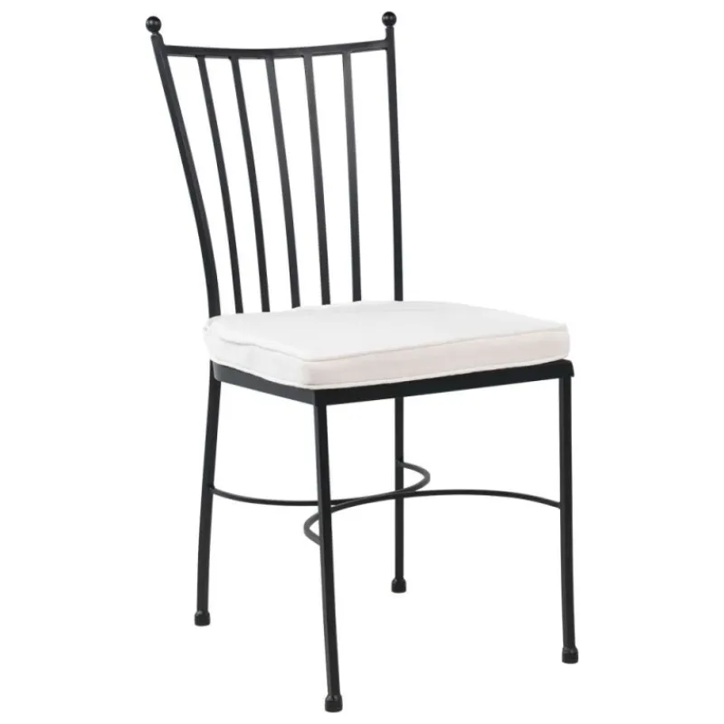 Jayso Venecia Chaise de jardin en acier style provençal* Chaise De Jardin