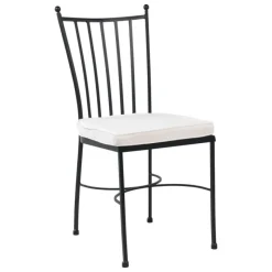 Jayso Venecia Chaise d'intérieur style provençal en acier* Chaise De Salle à Manger