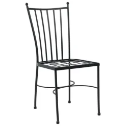 Jayso Venecia Chaise d'intérieur style provençal en acier* Chaise De Salle à Manger