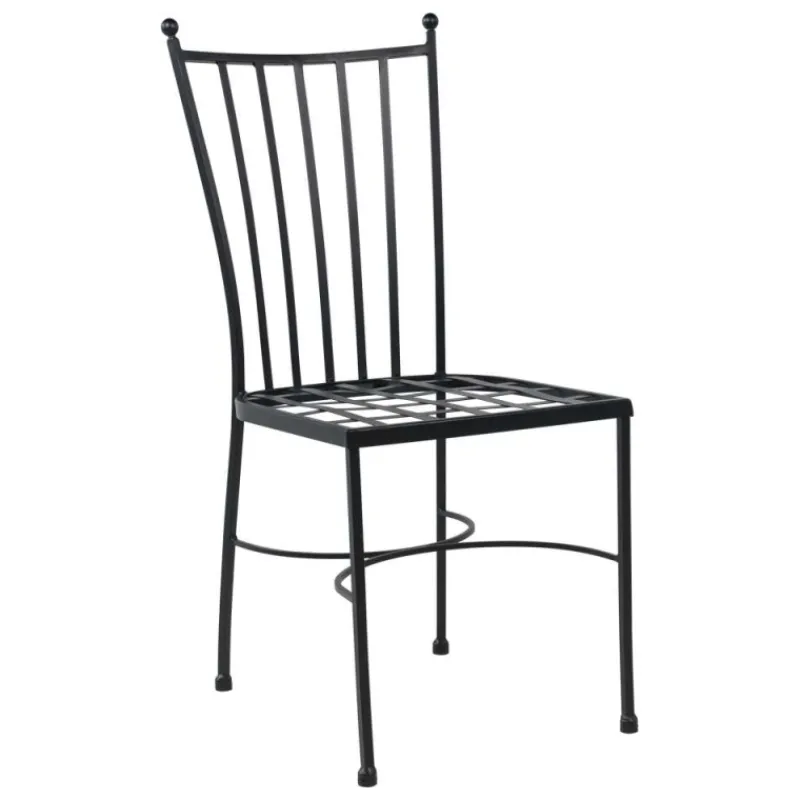 Jayso Venecia Chaise d'intérieur style provençal en acier* Chaise De Salle à Manger