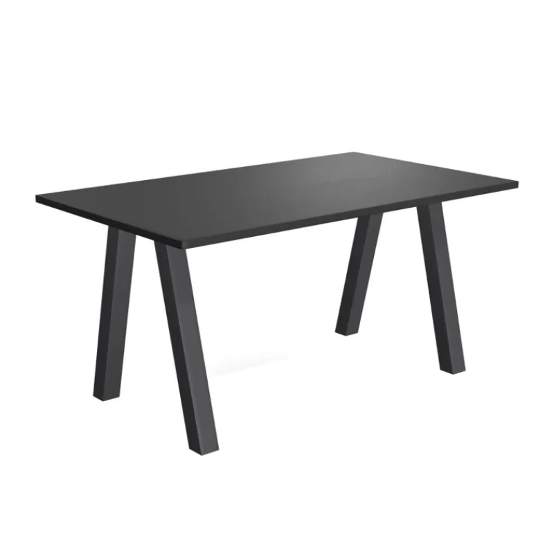 Perfecta Veneto Table moderne rectangulaire en stratifié avec pieds obliques* Table De Salle à Manger