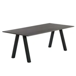 Perfecta Veneto Table snack moderne stratifié avec pieds obliques* Table De Salle à Manger