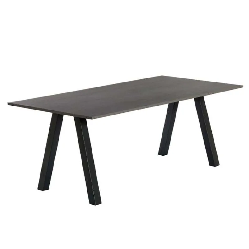 Perfecta Veneto Table snack moderne stratifié avec pieds obliques* Table De Salle à Manger