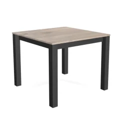 Perfecta Verona Table carrée avec pieds métal conçue en Belgique* Table De Salle à Manger