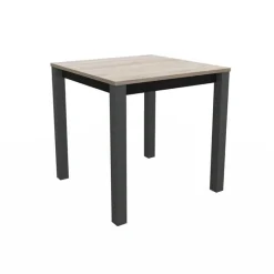 Perfecta Verona Table snack carrée belge en stratifié pieds en métal* Table De Cuisine