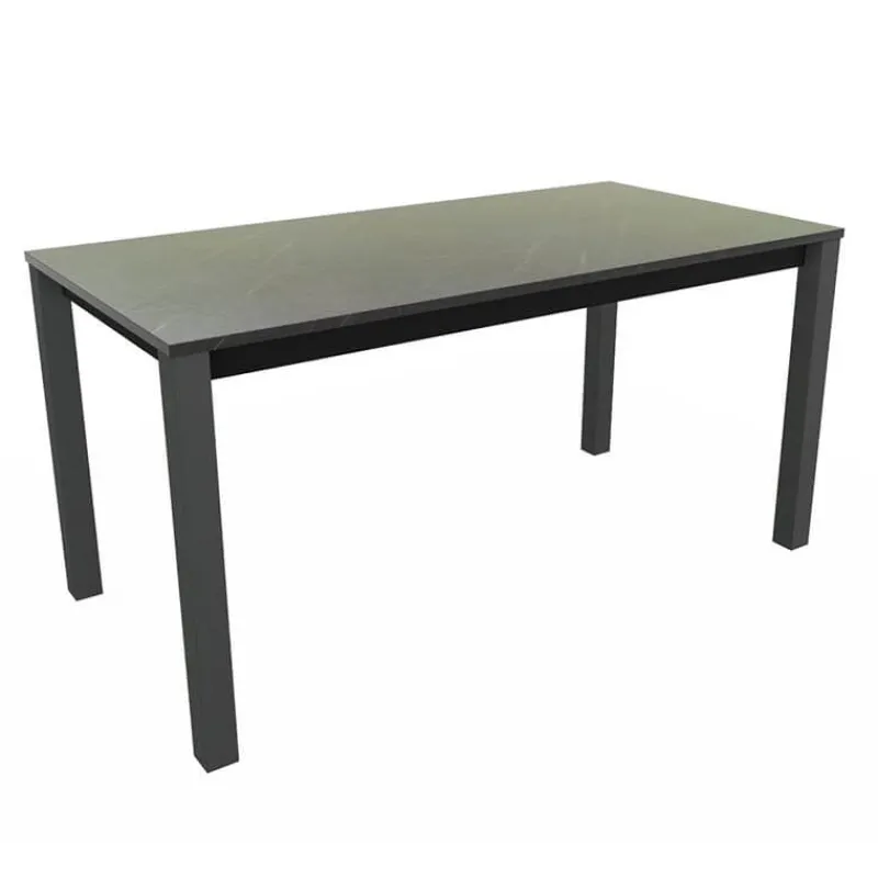 Perfecta Verona Table snack rectangulaire belge en stratifié et pieds métal* Table De Cuisine|Table De Salle à Manger