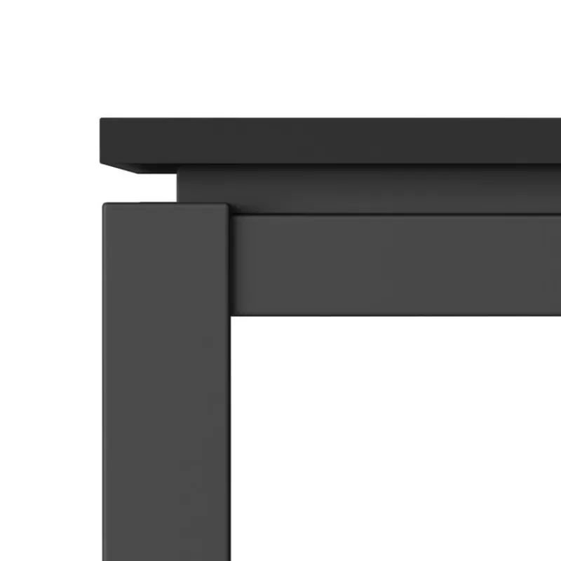 Perfecta Vicenza Table haute snack en stratifié avec pieds en métal* Table De Cuisine