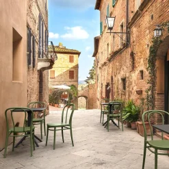 Victor Chaise de jardin bistrot empilable en polypropylène* Chaise De Jardin