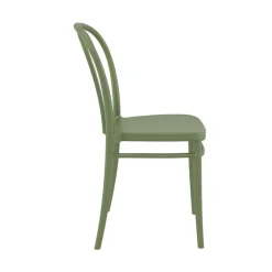 Victor Chaise de jardin bistrot empilable en polypropylène* Chaise De Jardin