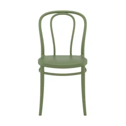 Victor Chaise de jardin bistrot empilable en polypropylène* Chaise De Jardin