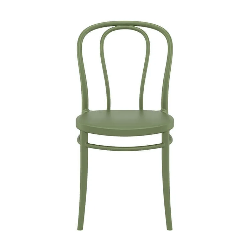 Victor Chaise de jardin bistrot empilable en polypropylène* Chaise De Jardin