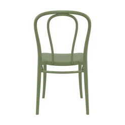 Victor Chaise de jardin bistrot empilable en polypropylène* Chaise De Jardin