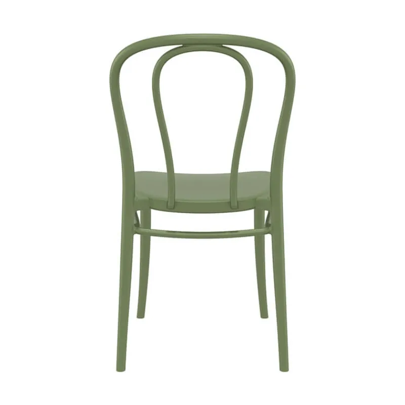 Victor Chaise de jardin bistrot empilable en polypropylène* Chaise De Jardin