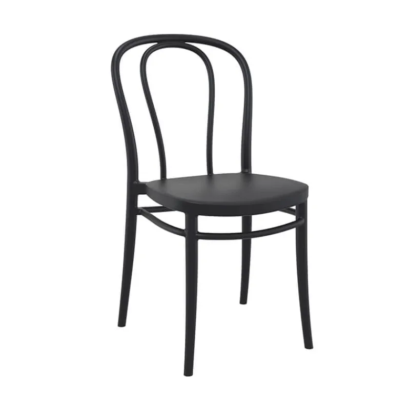 Victor Chaise de jardin bistrot empilable en polypropylène* Chaise De Jardin