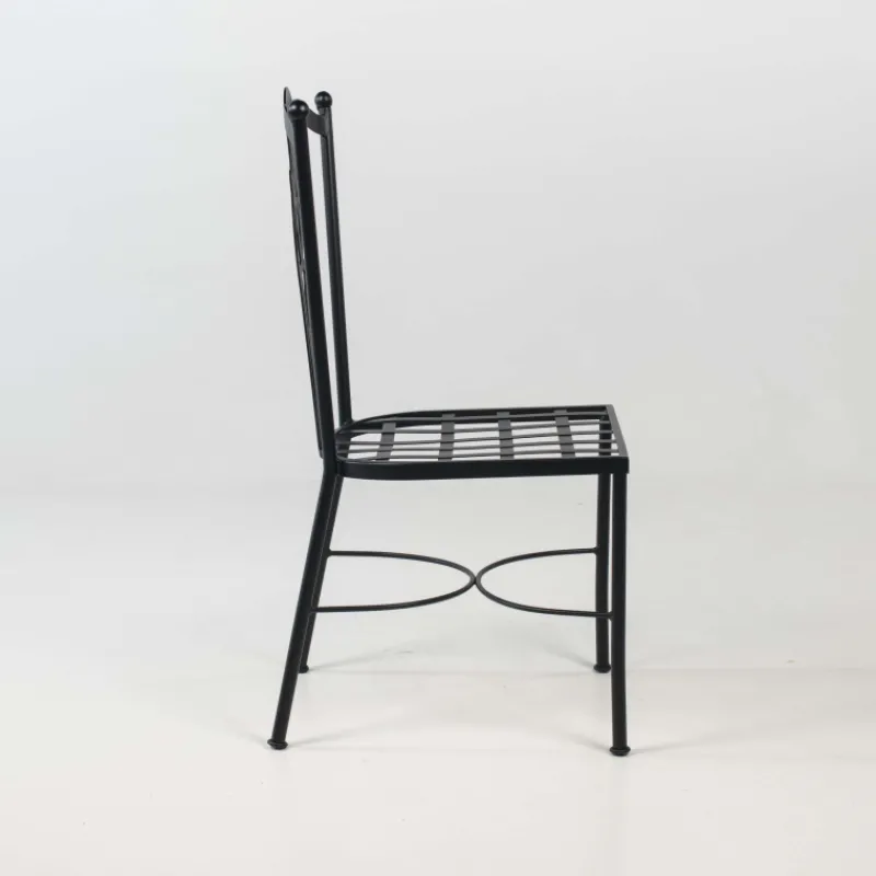Jayso Viena Chaise de jardin provençale en acier* Chaise De Jardin