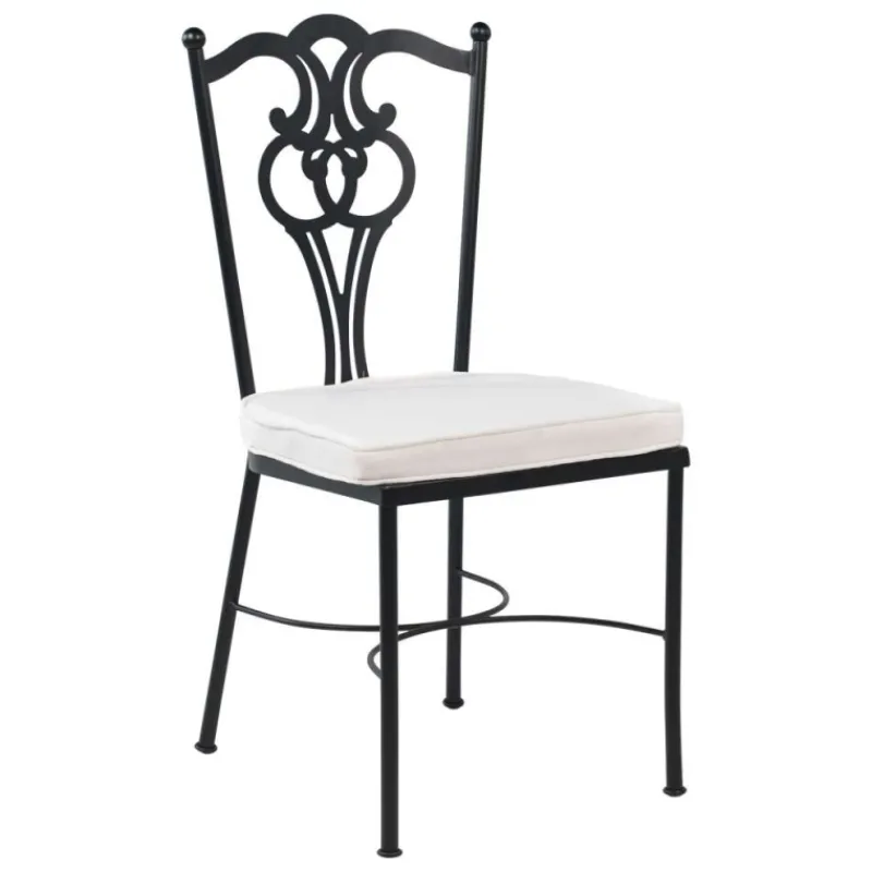 Jayso Viena Chaise provençale en métal* Chaise De Salle à Manger
