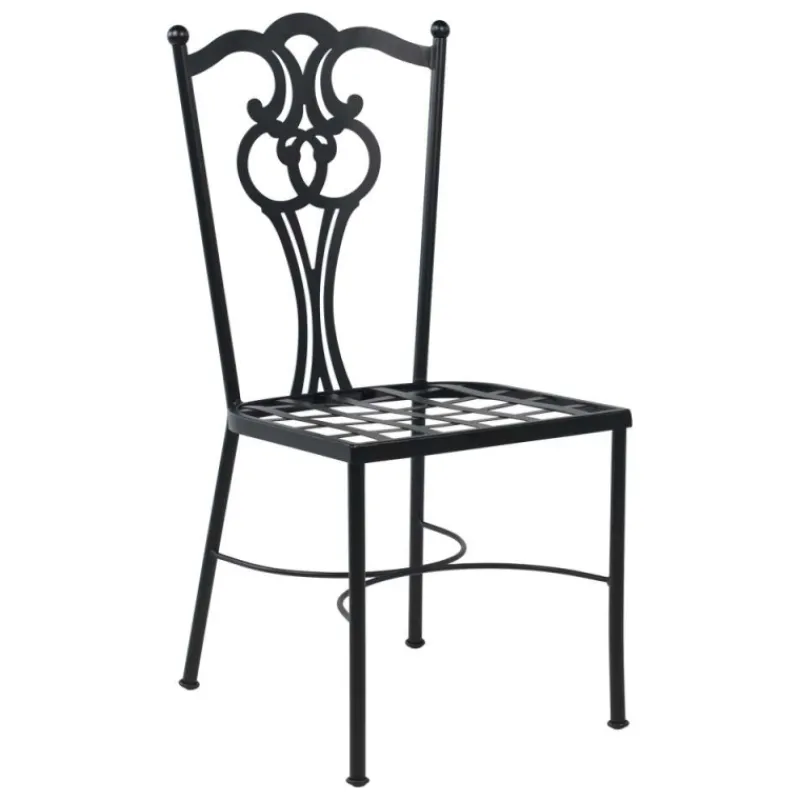 Jayso Viena Chaise provençale en métal* Chaise De Salle à Manger